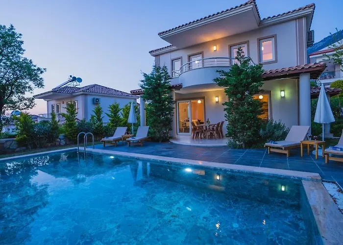 Villa Oeluedenizde Genis Bahce Oezel Havuzlu Royal 11